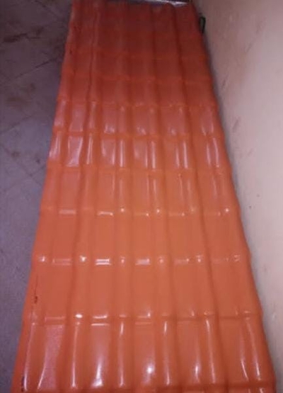 Telha colonial plan terracota 2.42x0.88 (6 ONDAS)