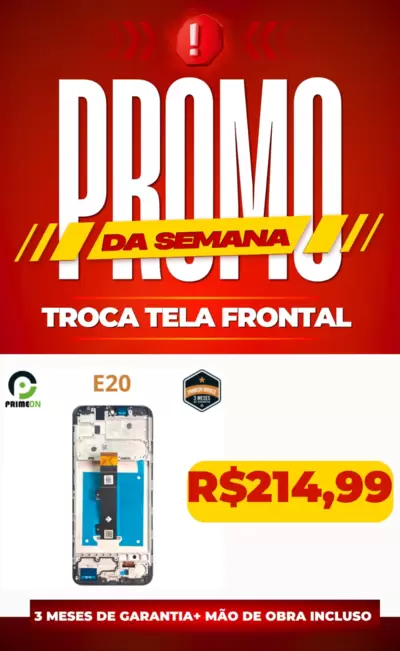 Troca de Tela Frontal E20